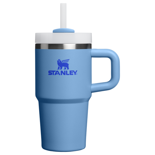 Car-Cup Friendly The Quencher H2.O Flowstate Tumbler | Stanley Create D274S - Premium Stainless Steel Straw Cup for All-Day Hydration - Blue Sky