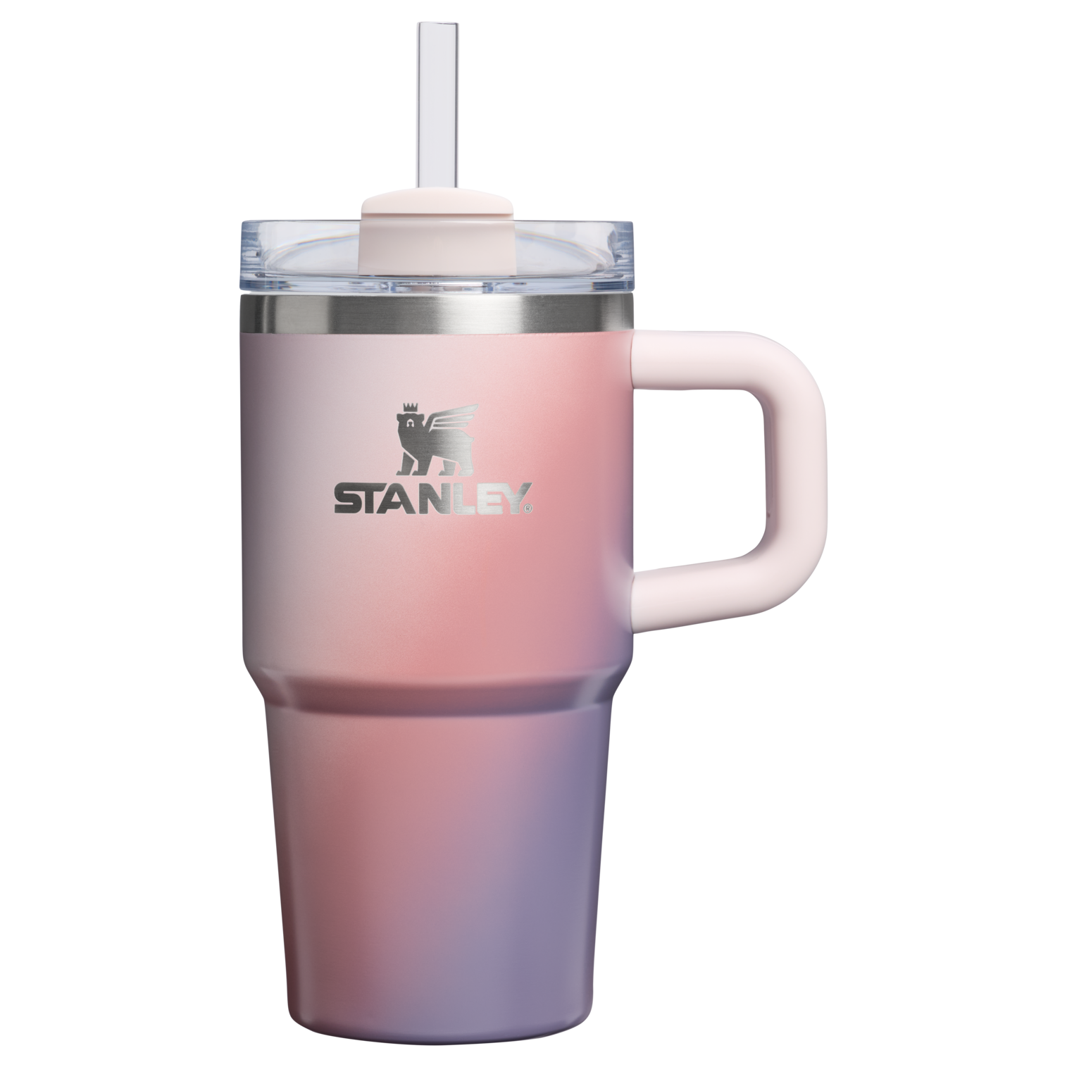 Insulated Travel The Quencher H2.O Flowstate Tumbler D069R - Premium Stainless Steel Straw Cup for All-Day Hydration - Dawn Spiral