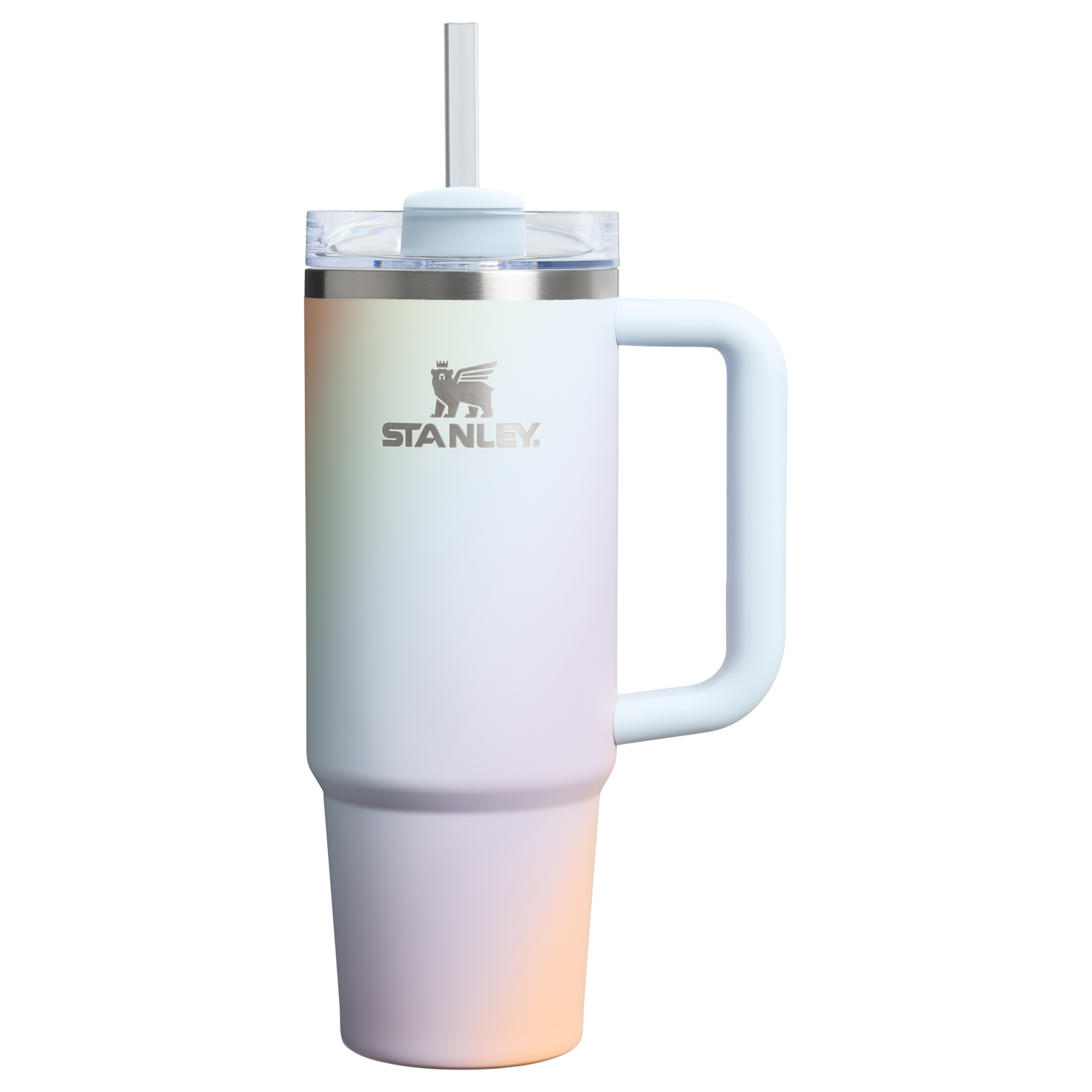 Double-Wall Vacuum The Quencher H2.0 Flowstate Tumbler D051L - FlowState 3-Position Lid Insulated Travel Mug - Sunrise Spiral