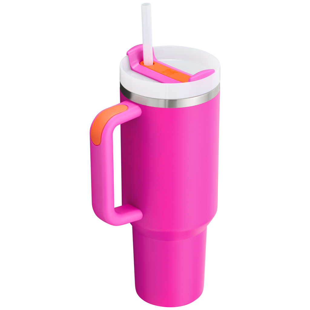 Splash-Resistant FlowState The Quencher H2.0 Flowstate Tumbler  | Stanley Create D332L - Premium Stainless Steel Straw Cup for All-Day Hydration Detail