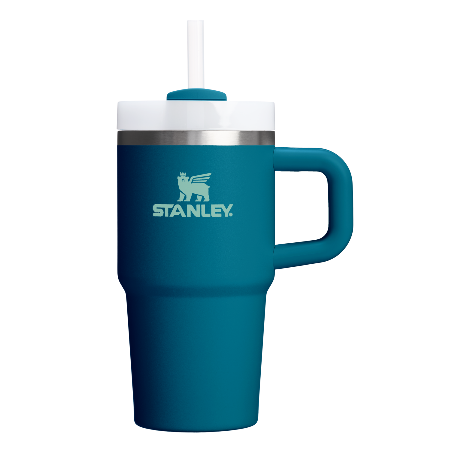 Insulated Travel The Quencher H2.O Flowstate Tumbler D069R - Premium Stainless Steel Straw Cup for All-Day Hydration - Coastal Teal