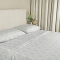 Breathable Luxury 100% Cotton Queen Sheets Set, 4 Piece Bed Sheets Set with HeiQ Fresh, Percale Weave, Hotel Luxury, Ultra Soft Sheets ... - Premium Ultra-Soft Pillowcase Pair for Sleeping - Default Title