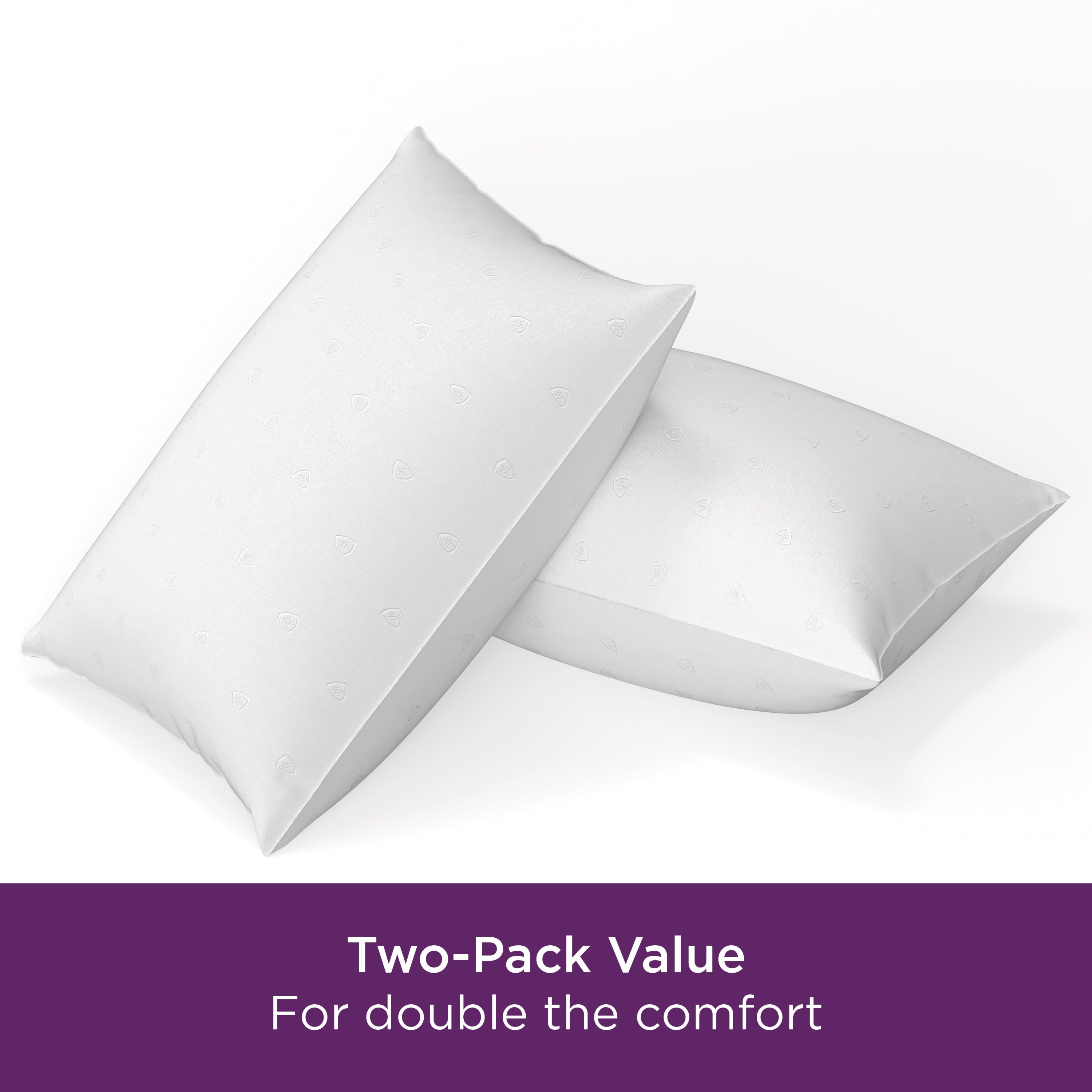Orthopedic Support Bed Pillows, Standard/Queen (2 Count) - Ergonomic Memory Foam Pillow for Neck Pain Support Detail