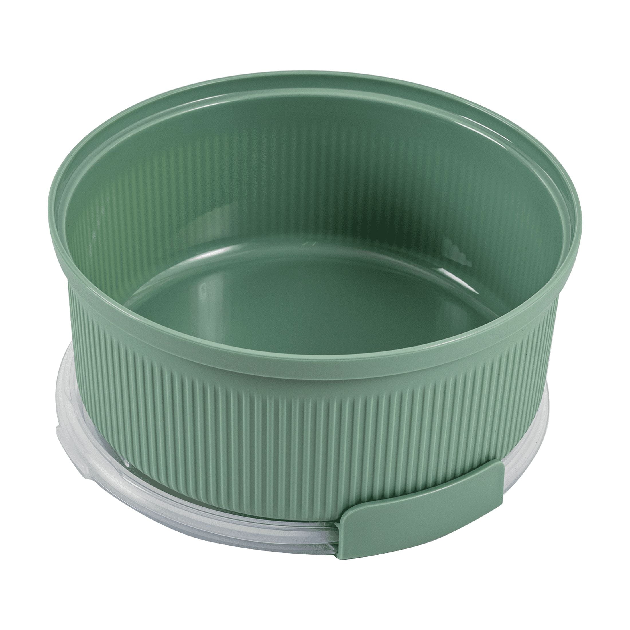 Sweet Treat Shaped (2 pack) Food Storage Bento Container, Round, Green, 47oz Capacity, A Practical Choice for School Lunches a... - Deliciously Soft Cupcake Sensory Glob Detail