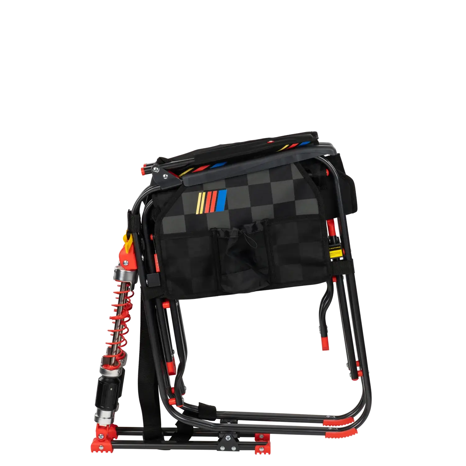 Luxury Camp Adjustable Rocker - NASCAR - Choice 899 - Patented Spring-Action Rocking Chair for Camping Detail