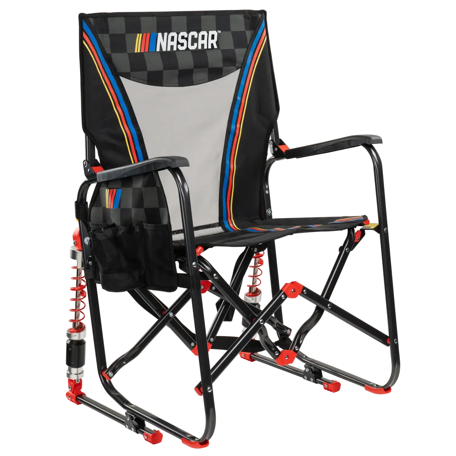 Luxury Camp Adjustable Rocker - NASCAR - Choice 899 - Patented Spring-Action Rocking Chair for Camping - Default Title