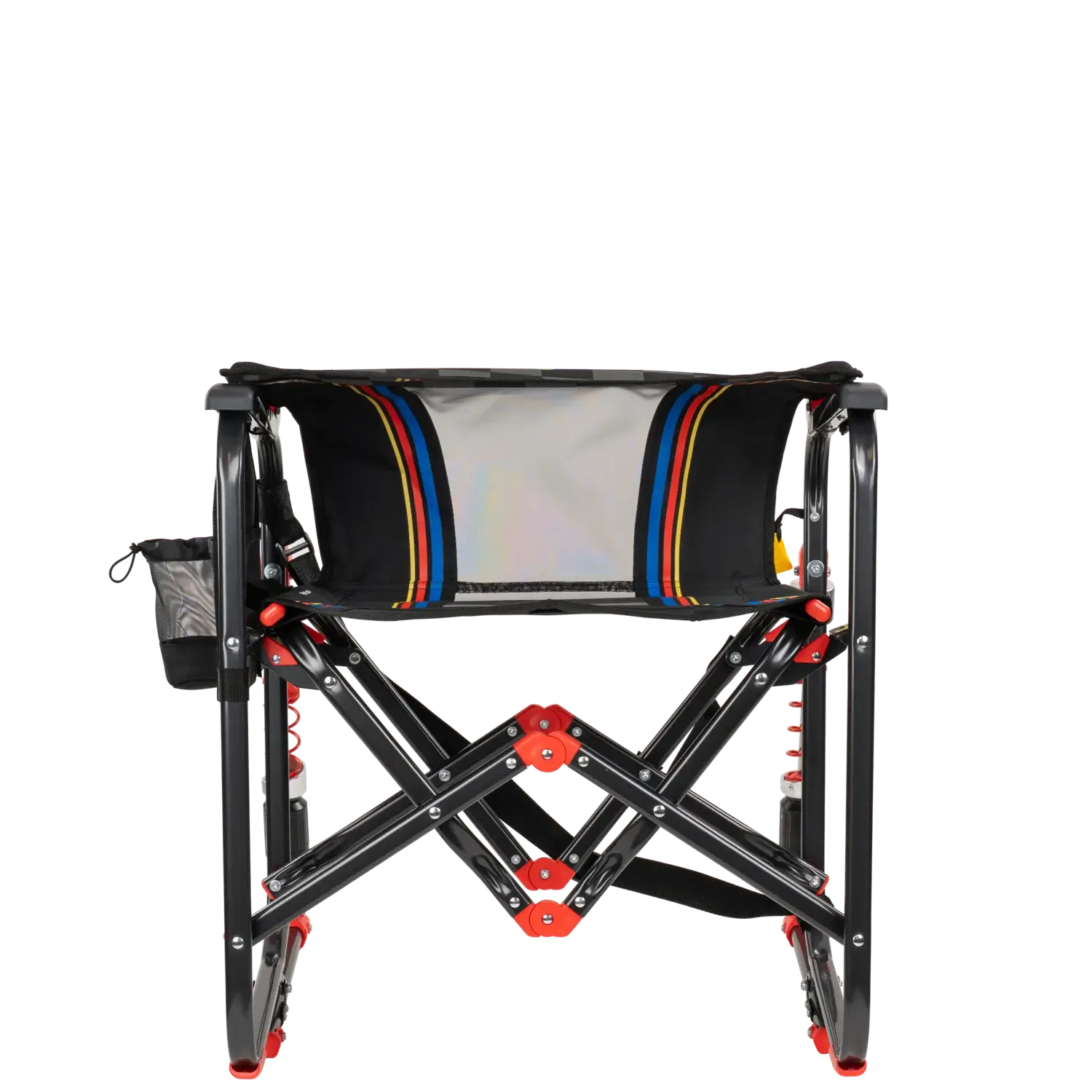 Luxury Camp Adjustable Rocker - NASCAR - Choice 899 - Patented Spring-Action Rocking Chair for Camping Detail