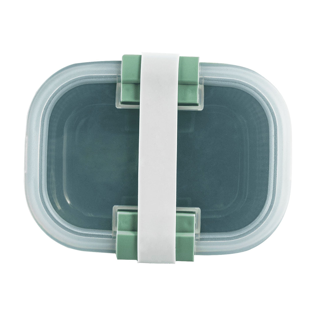 Fun Food Fidget Food Storage Snack Container, Plastic, Rectangle, Green, 19oz Capacity, Best Used for On-the-Go Snacks and Small Port... - Deliciously Soft Cupcake Sensory Glob Detail
