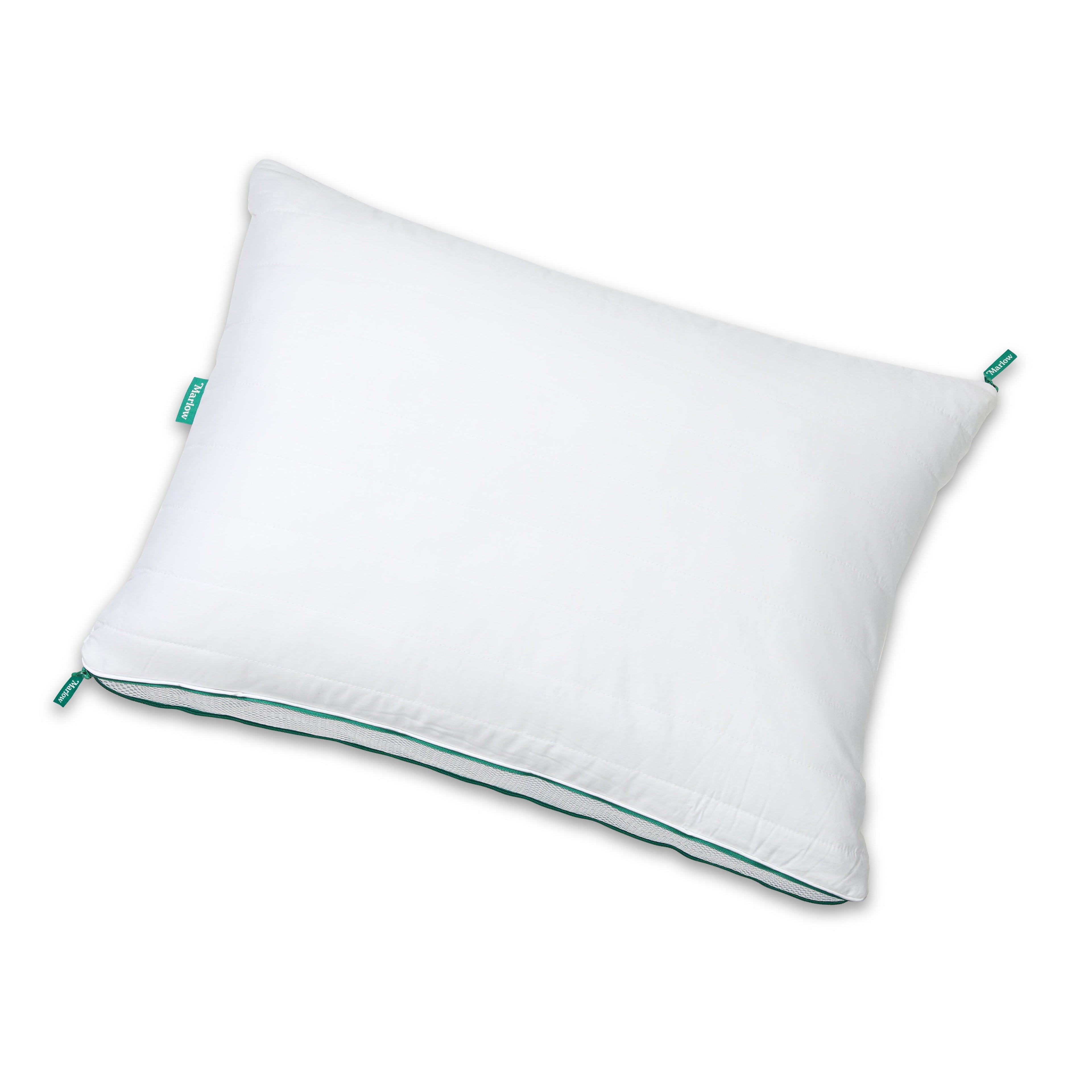 Fluffy Shredded Marlow Adjustable Memory Foam Bed Pillow - Neck and Back Support For Side, Back and Stomach Sleepers - Standard/Queen... - Orthopedic Shredded Foam Bed Pillow Set Detail