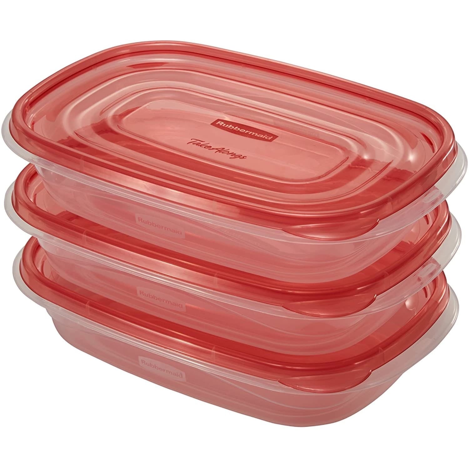 Playful Geometric 4.0-Cup Rectangle Food Storage Containers, Ruby Red, 3 pack - Playful Star & Heart Shaped Geometric NeeDoh Detail