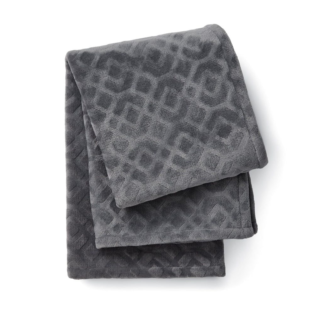 All-Season Rich Black 5 Piece Damask Stripe Comforter Set, King, Adult, Unisex - Luxurious Quilted Duvet Cover Set Detail
