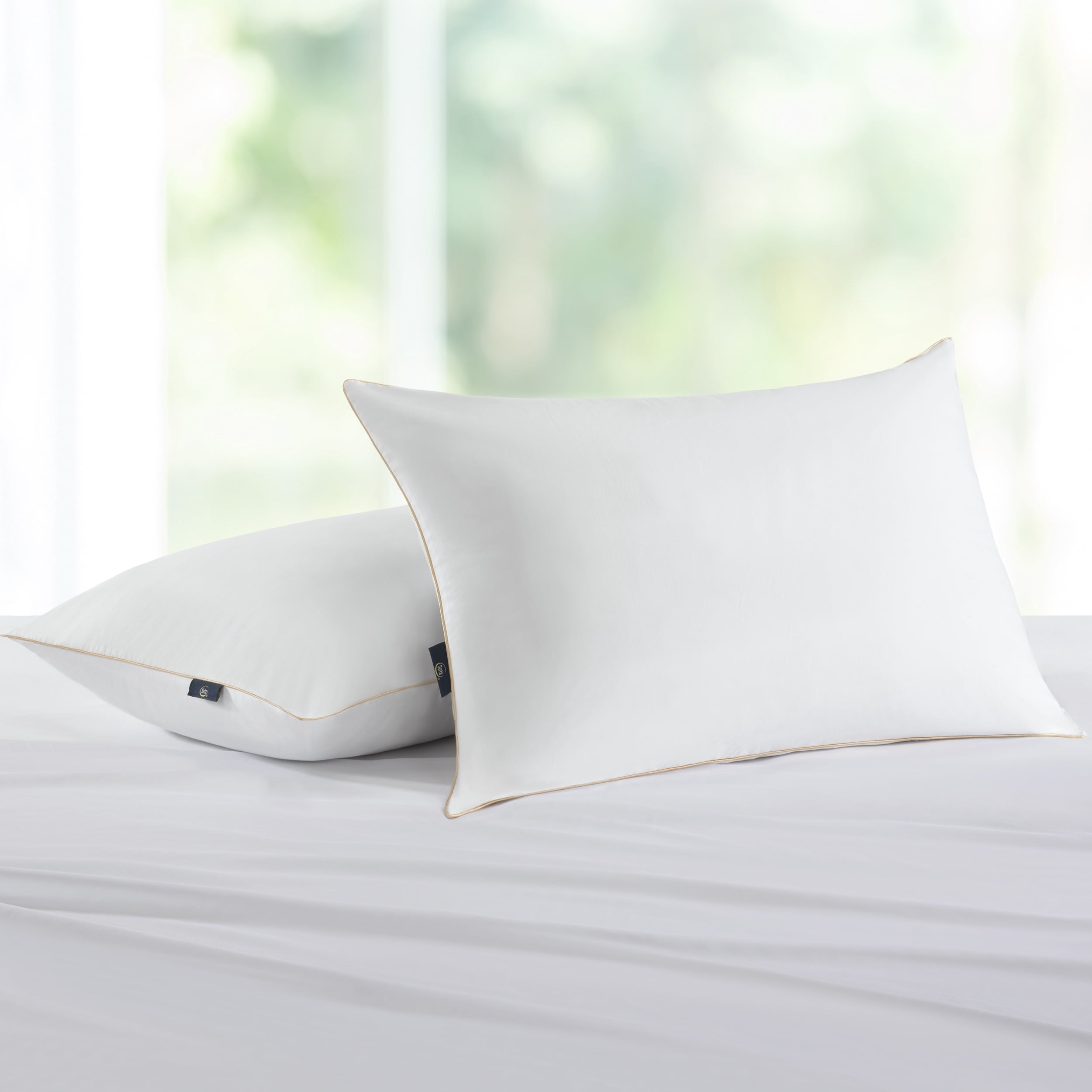 Ergonomic Memory Foam pedic Bounce Back Standard/Queen Bed Pillow, Hypoallergenic Fill - Ergonomic Memory Foam Pillow for Neck Pain Support Detail