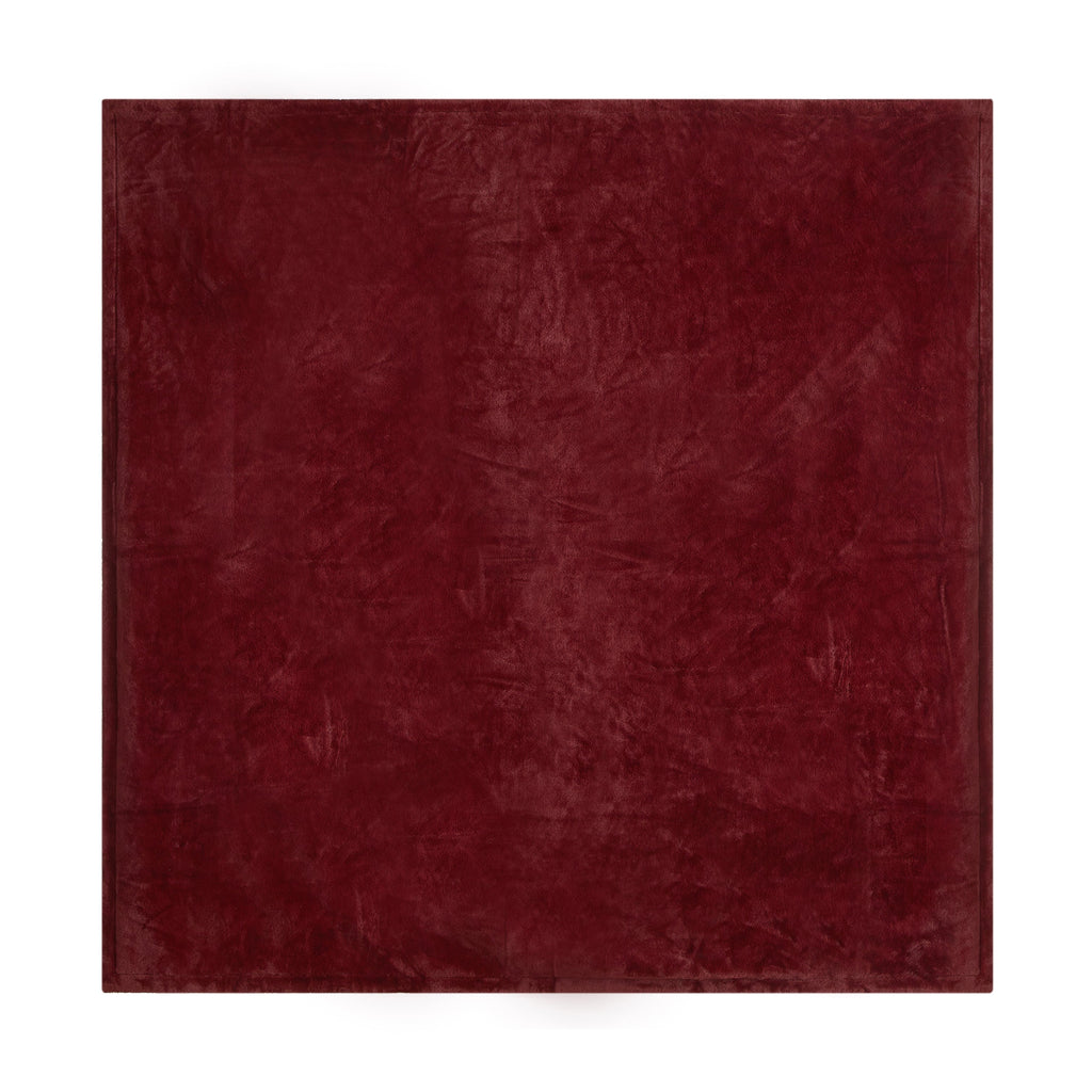 Super Soft Flannel Cozy Faux Fur Super Soft luxury Blanket, Full/Queen, Luscious Merlot - Super Soft Reversible Sherpa Flannel Blanket Detail