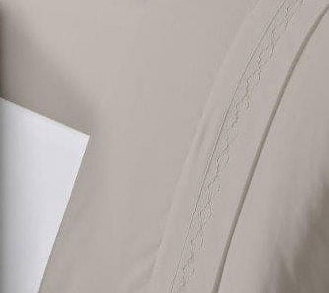 Ultra-Soft Luxury Silver Gray Microfiber bed Sheet Sets, 4-pieces, Twin size - Luxury Bed Sheet Set with Deep Pockets Detail