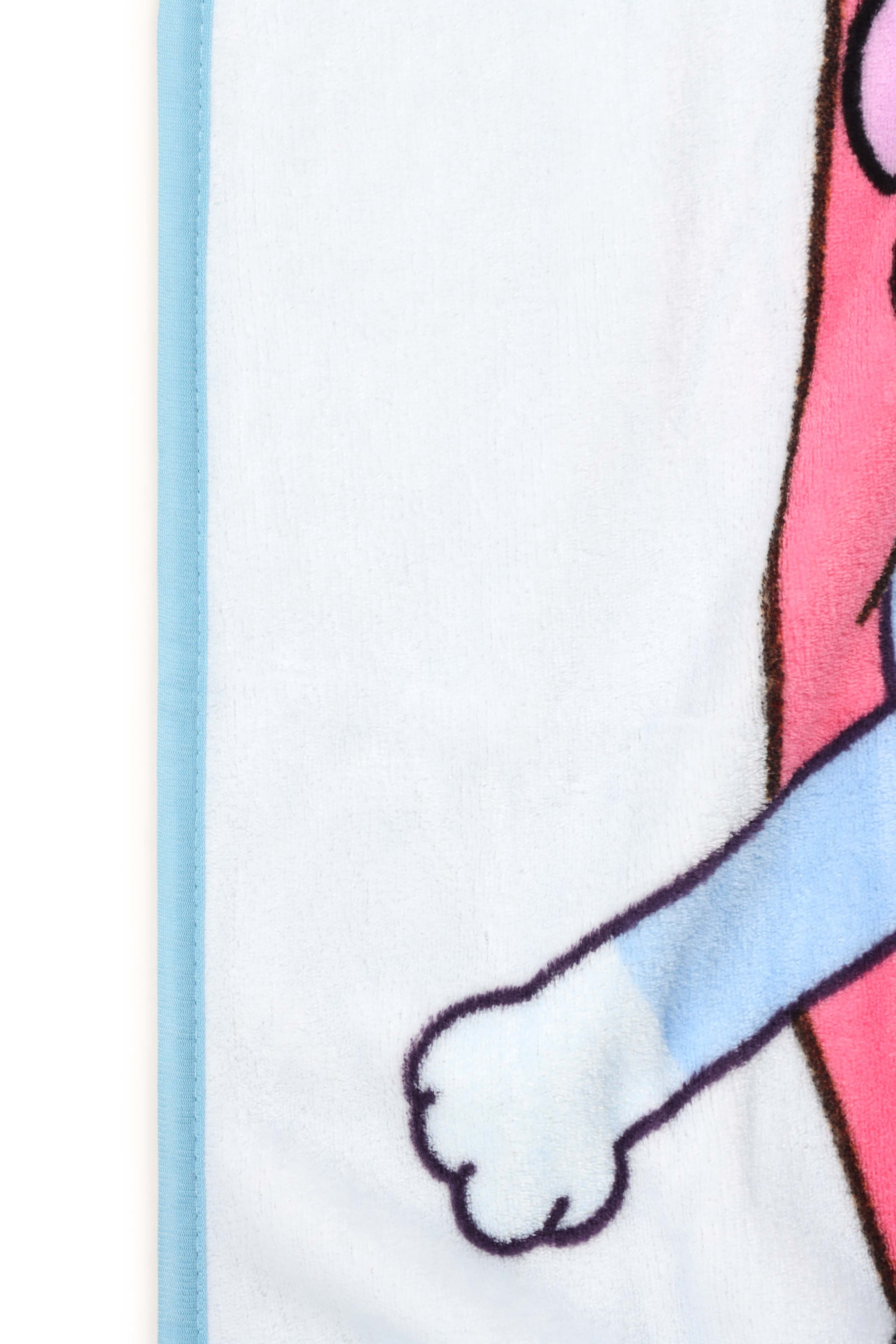 Decorative Knitted Family Kids Throw Blanket, Soft Coral Fleece, Multicolor, 46" x 60" - Cozy Fleece Throw Blanket for Couch & Bed Detail