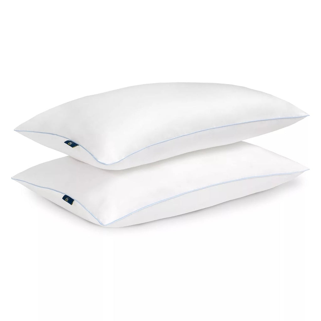 Ergonomic Memory Foam Comfy Sleep Eco-Friendly Bed Pillow Standard/Queen (2 Pk) - Orthopedic Shredded Foam Bed Pillow Set Detail