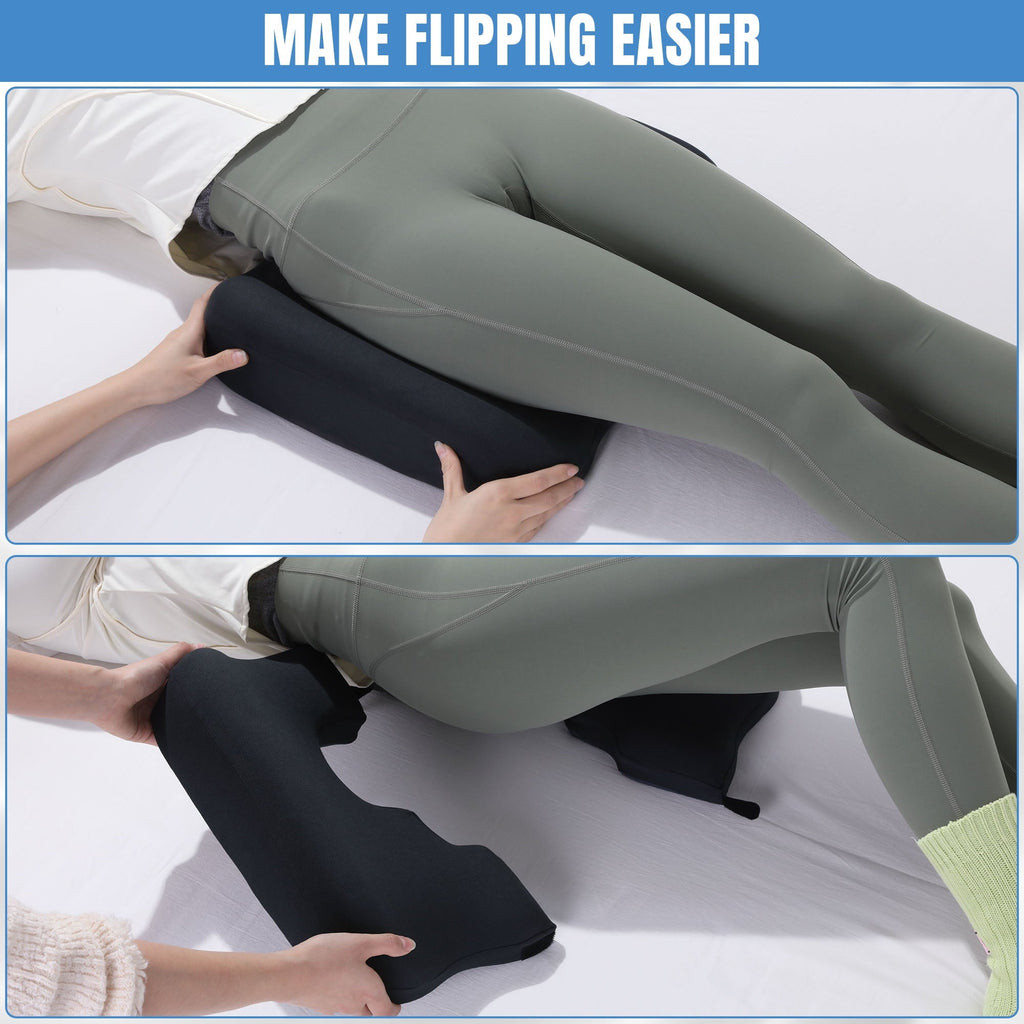 Decorative Plump Memory Foam Bed Sore Cushions for Butt, Bedsore Pressure Relief Pillow for Sleeping and Sitting,Cushion for Bed Sores... - Orthopedic Shredded Foam Bed Pillow Set Detail