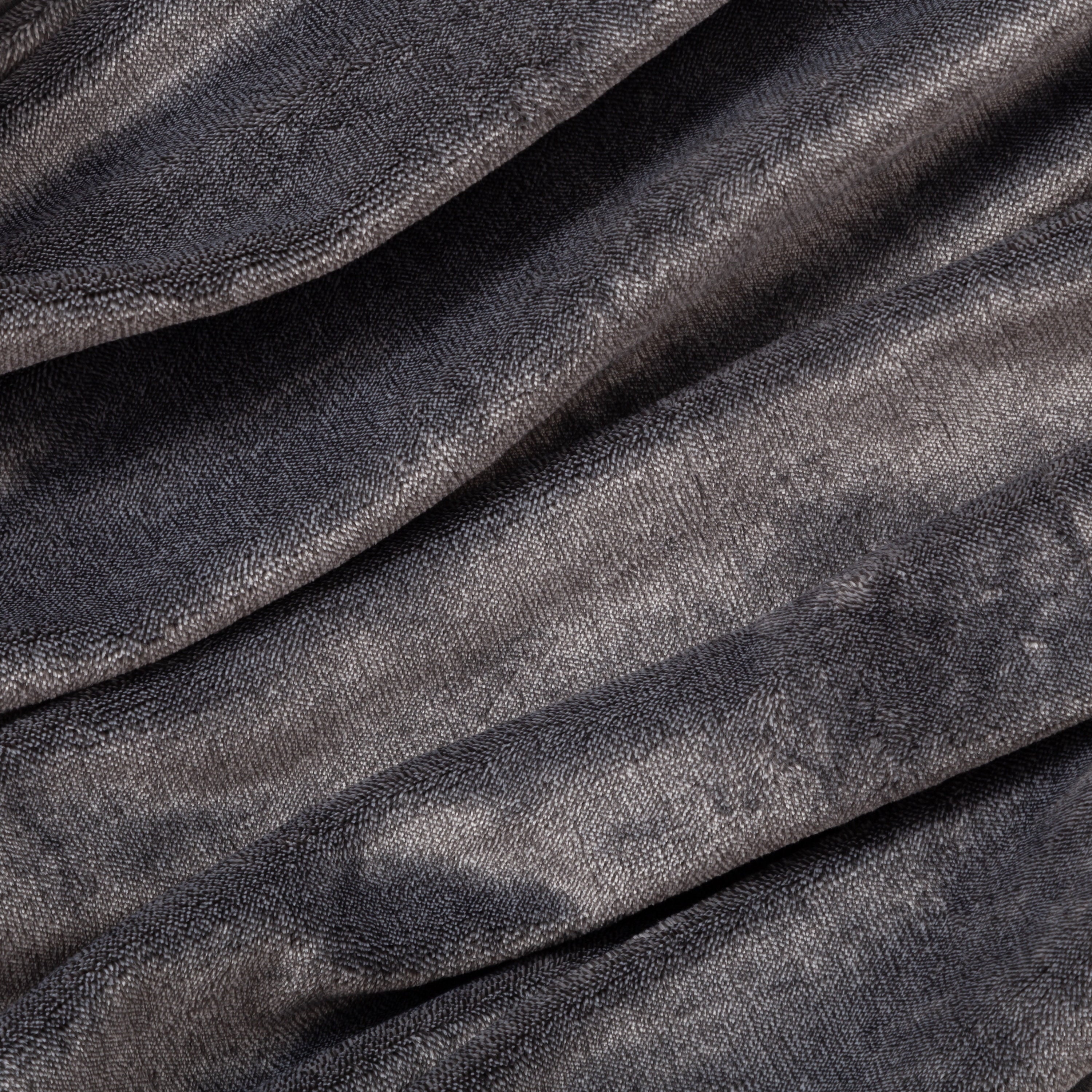 Super Soft Flannel Plush Heathered Soft Oversized Throw Blanket, Gray - Cozy Fleece Throw Blanket for Couch & Bed Detail