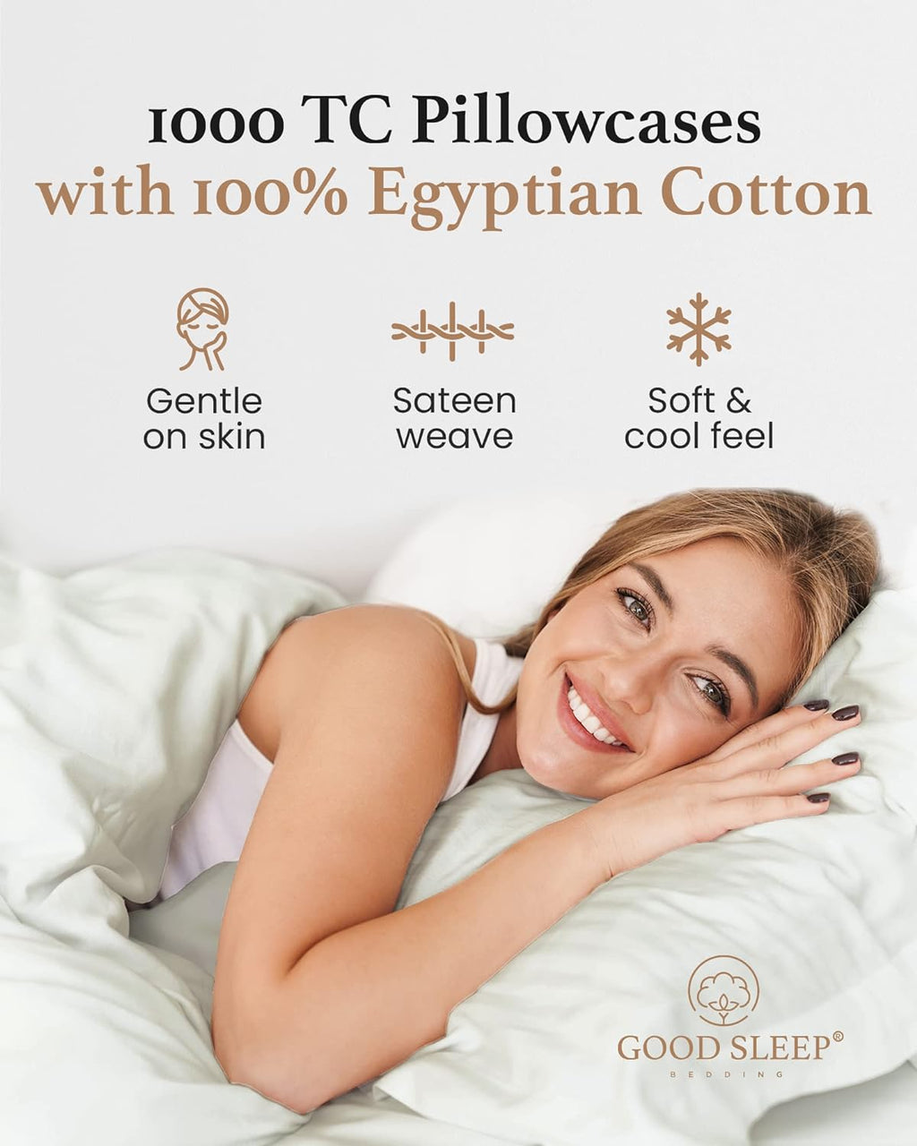 Cooling Sateen Queen Size Flat Sheet Only - Hotel Style 100% Egyptian Cotton Sheet, Soft & Breathable, Sateen Weave 800 Thread Count... - Luxury Bed Sheet Set with Deep Pockets Detail