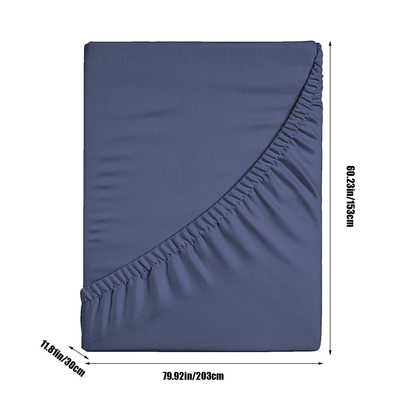 Wrinkle-Resistant Bed Sheet, Queen Size - Deep Pocket Soft Wrinkle and Fade Resistant - Premium Ultra-Soft Pillowcase Pair for Sleeping Detail