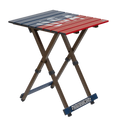 Slim-Fold Compact Camp Table 20 - USA Anniversary Deluxe - Choice 757 - Multi-Functional Heavy-Duty Grilling Table Counter - Default Title