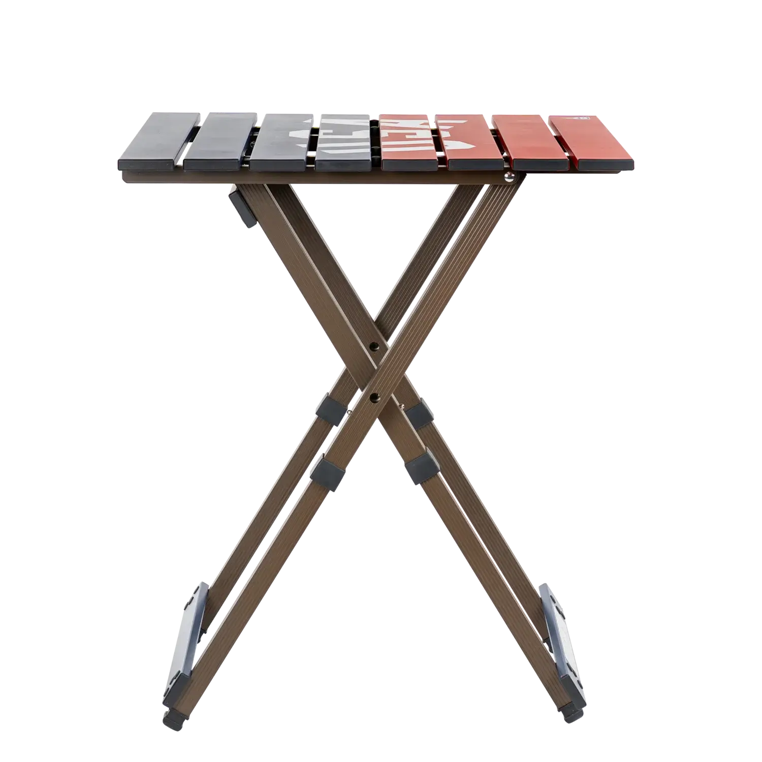 Slim-Fold Compact Camp Table 20 - USA Anniversary Deluxe - Choice 757 - Multi-Functional Heavy-Duty Grilling Table Counter Detail