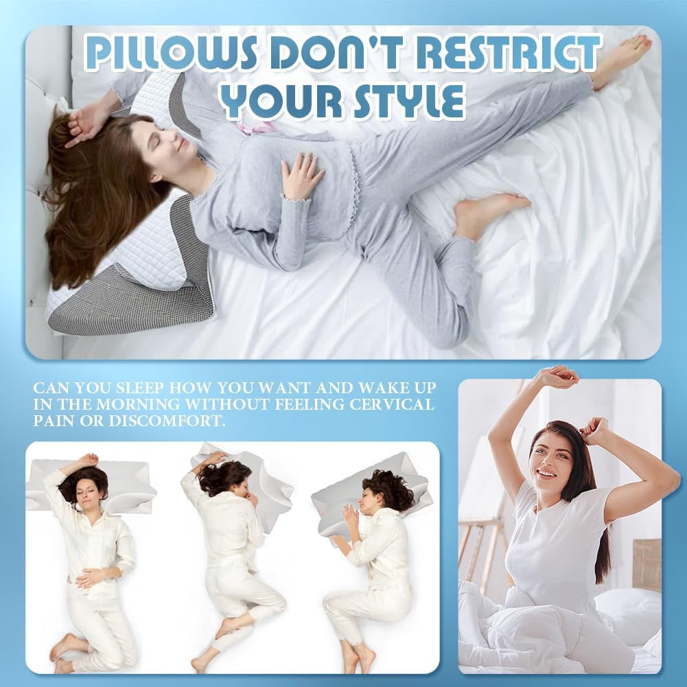 Decorative Plump Airway Pro Sleep Apnea Pillow, Airway Pro Cervical Pillow - All-Night Neck Support, Ergonomic Pillows for All Sleepin... - Decorative Throw Pillow Cushion for Sofa & Bed Detail