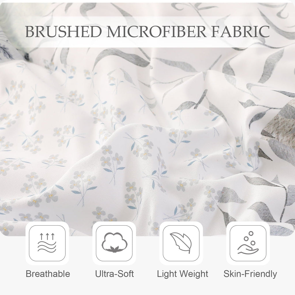 Hypoallergenic Cloud 3-Piece Patchwork King Size Comforter Set, Microfiber Bedding Down Alternative Comforter for All Seasons with 2 Pillo... - Hypoallergenic Ultra-Fluffy Quilt for Winter Detail