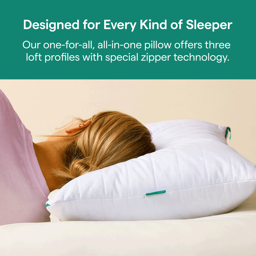 Fluffy Shredded Marlow Adjustable Memory Foam Bed Pillow - Neck and Back Support For Side, Back and Stomach Sleepers - Standard/Queen... - Orthopedic Shredded Foam Bed Pillow Set Detail