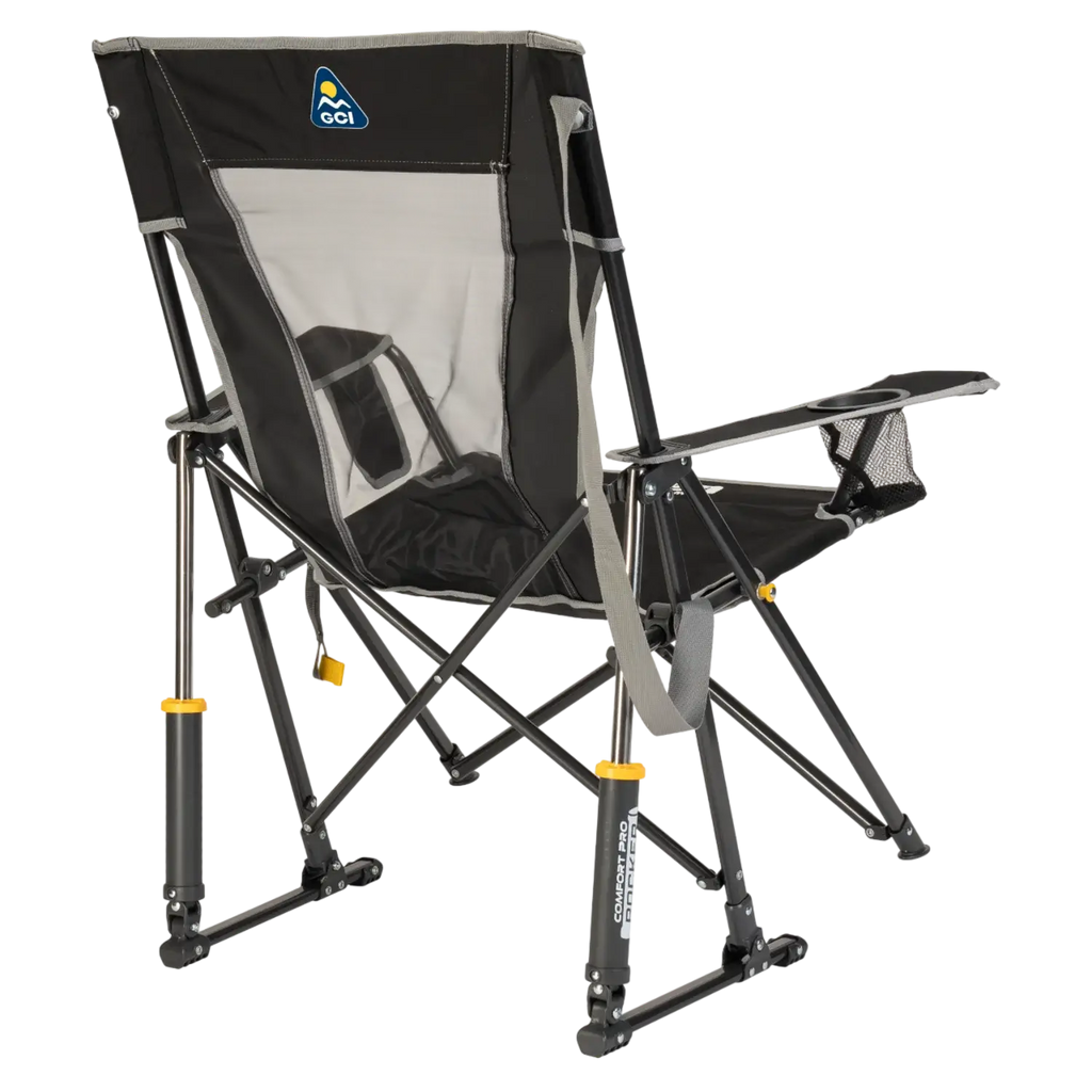 Luxury Camp Comfort Pro Rocker - Choice 375 - RoadTrip Rocker Smooth Motion Camp Chair Detail
