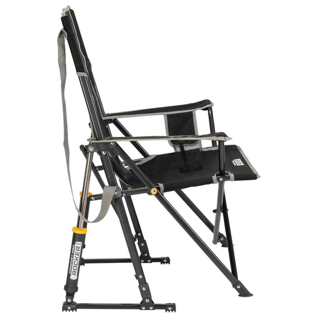 Luxury Camp Comfort Pro Rocker - Choice 375 - RoadTrip Rocker Smooth Motion Camp Chair Detail