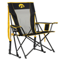 Heavy-Duty Freestyle College Comfort Pro Rocker - Iowa Hawkeyes - Choice 249 - RoadTrip Rocker Smooth Motion Camp Chair - Default Title