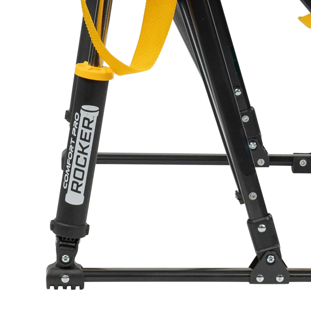 Heavy-Duty Freestyle College Comfort Pro Rocker - Iowa Hawkeyes - Choice 249 - RoadTrip Rocker Smooth Motion Camp Chair Detail