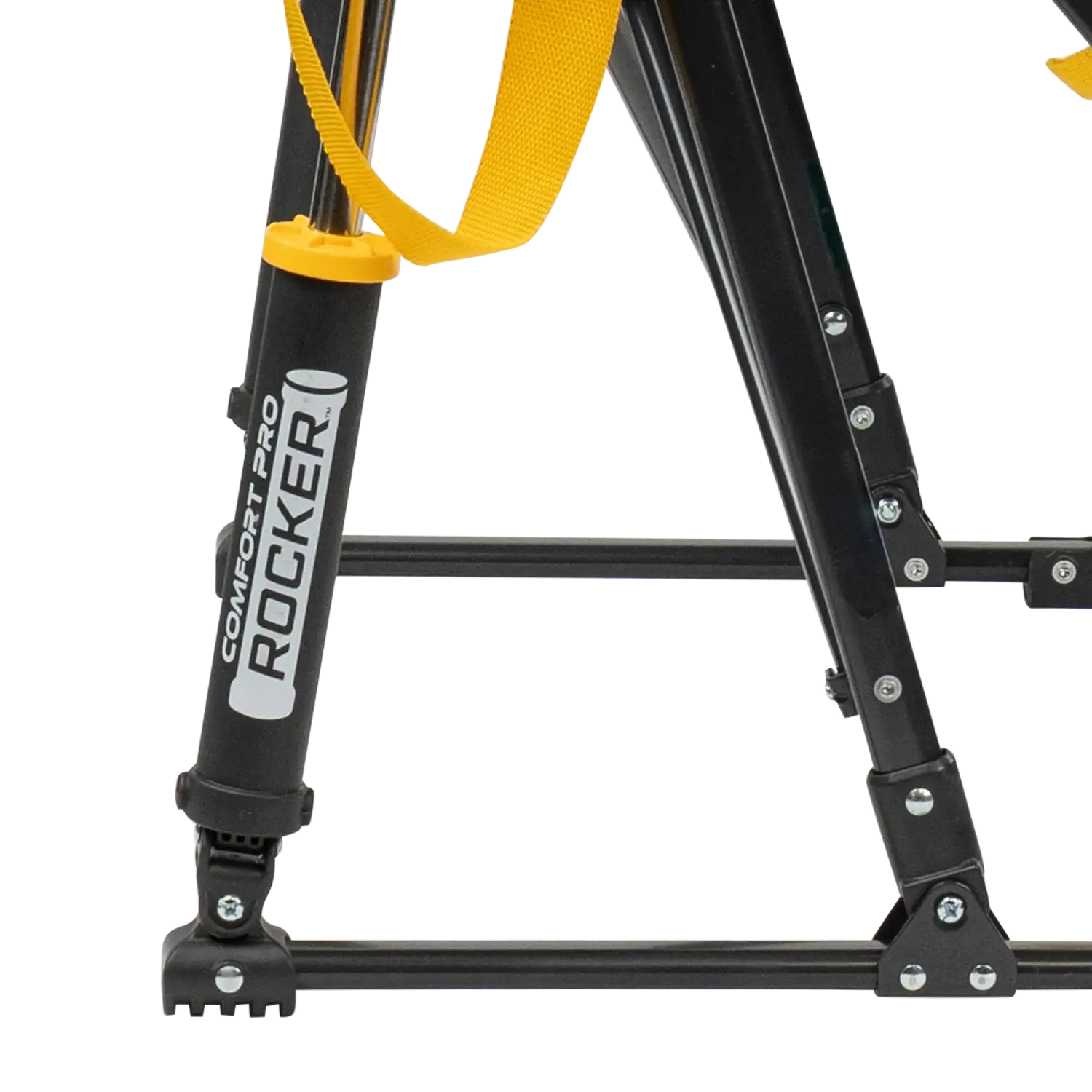 Heavy-Duty Freestyle College Comfort Pro Rocker - Iowa Hawkeyes - Choice 249 - RoadTrip Rocker Smooth Motion Camp Chair Detail