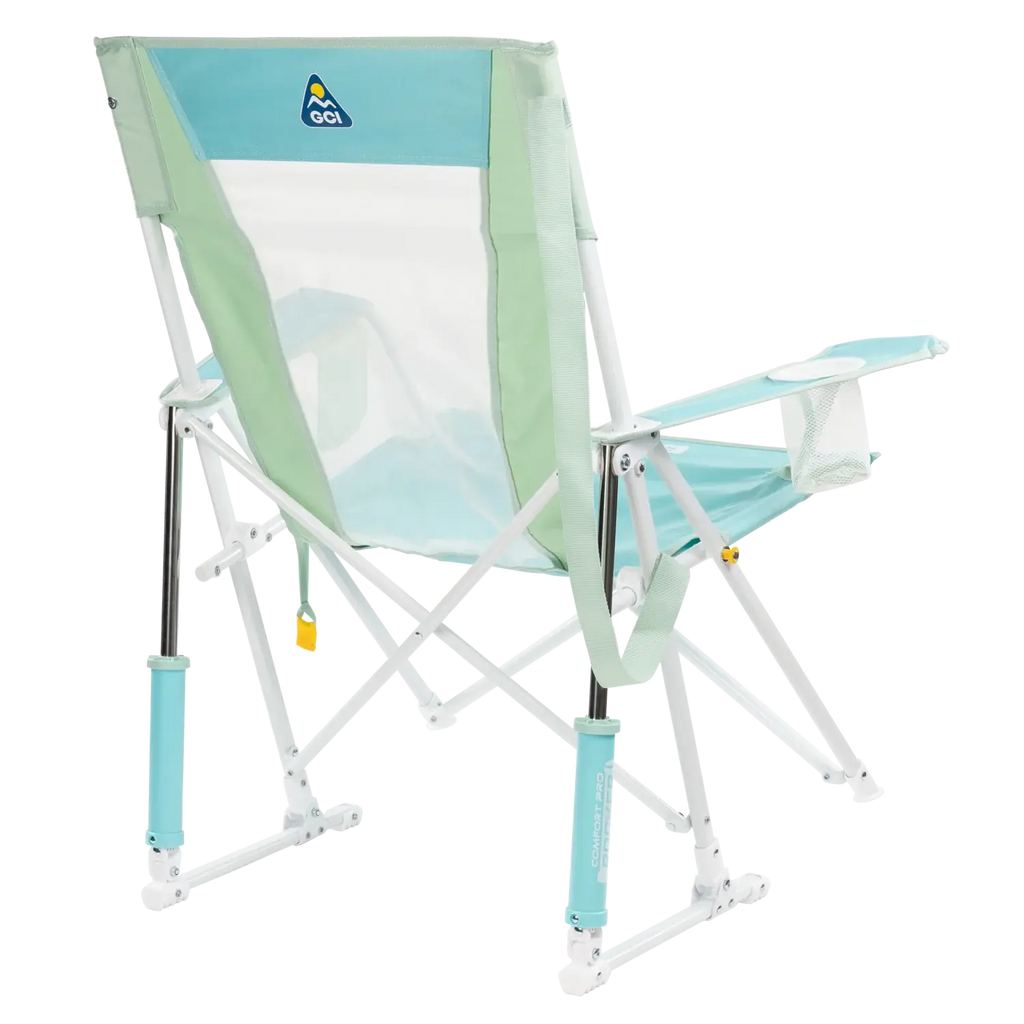 Luxury Camp Comfort Pro Rocker - Choice 375 - RoadTrip Rocker Smooth Motion Camp Chair Detail