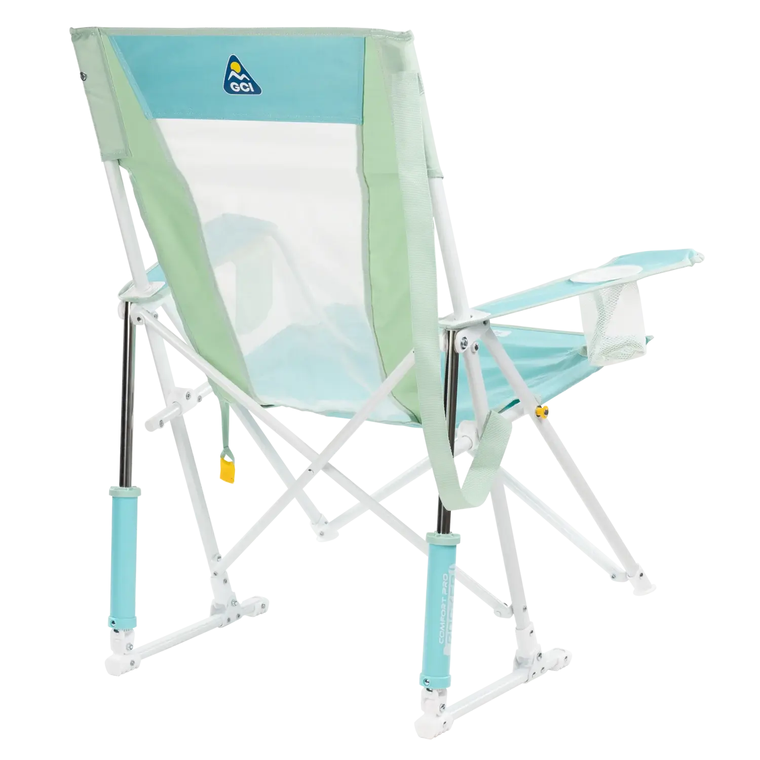 Luxury Camp Comfort Pro Rocker - Choice 375 - RoadTrip Rocker Smooth Motion Camp Chair Detail