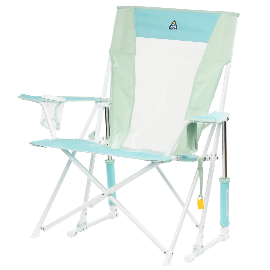 Luxury Camp Comfort Pro Rocker - Choice 375 - RoadTrip Rocker Smooth Motion Camp Chair Detail