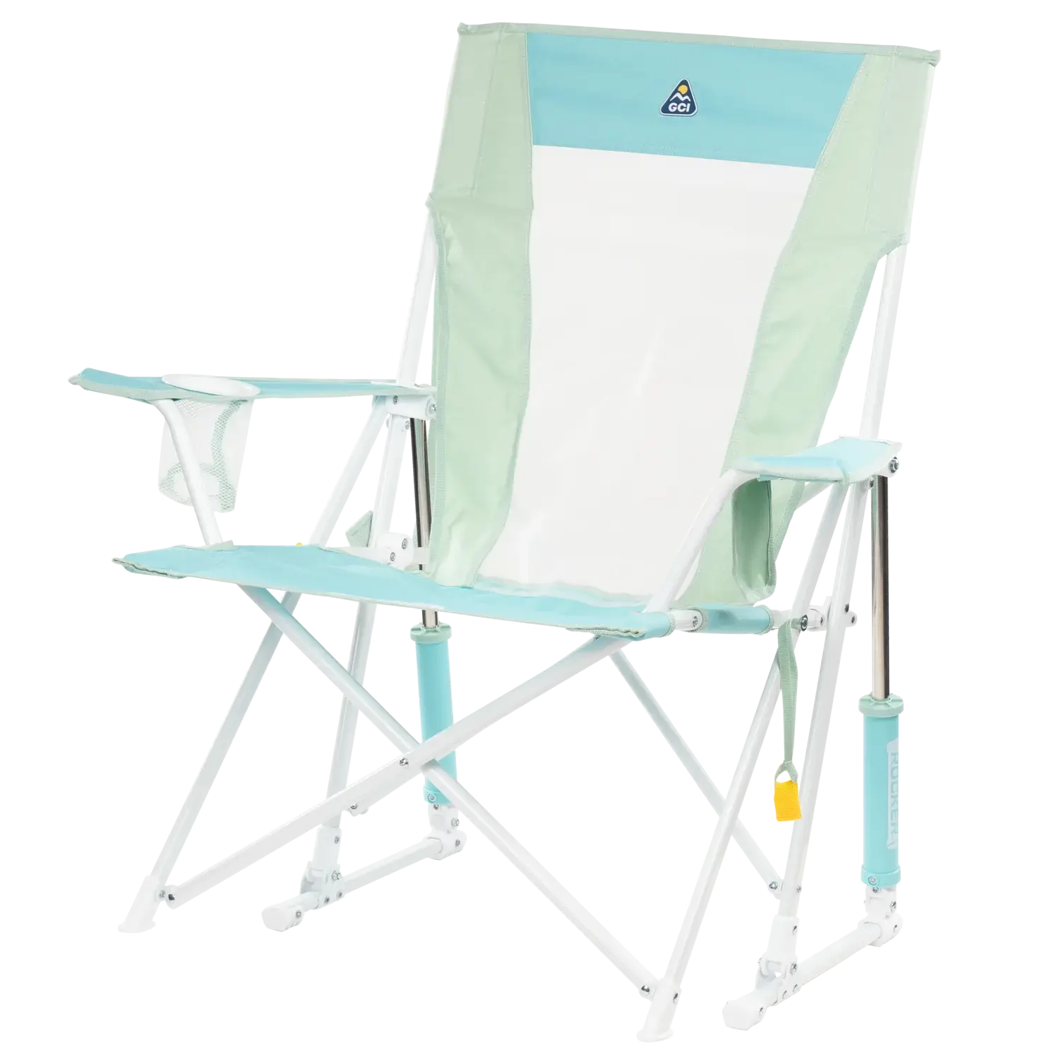 Luxury Camp Comfort Pro Rocker - Choice 375 - RoadTrip Rocker Smooth Motion Camp Chair Detail