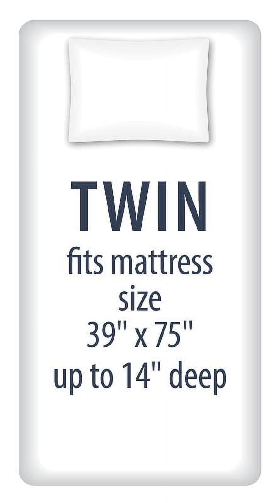 Wrinkle-Resistant Kids Soft Microfiber Sheet Set, Gray, Twin, 3 Pieces - Luxury Bed Sheet Set with Deep Pockets Detail