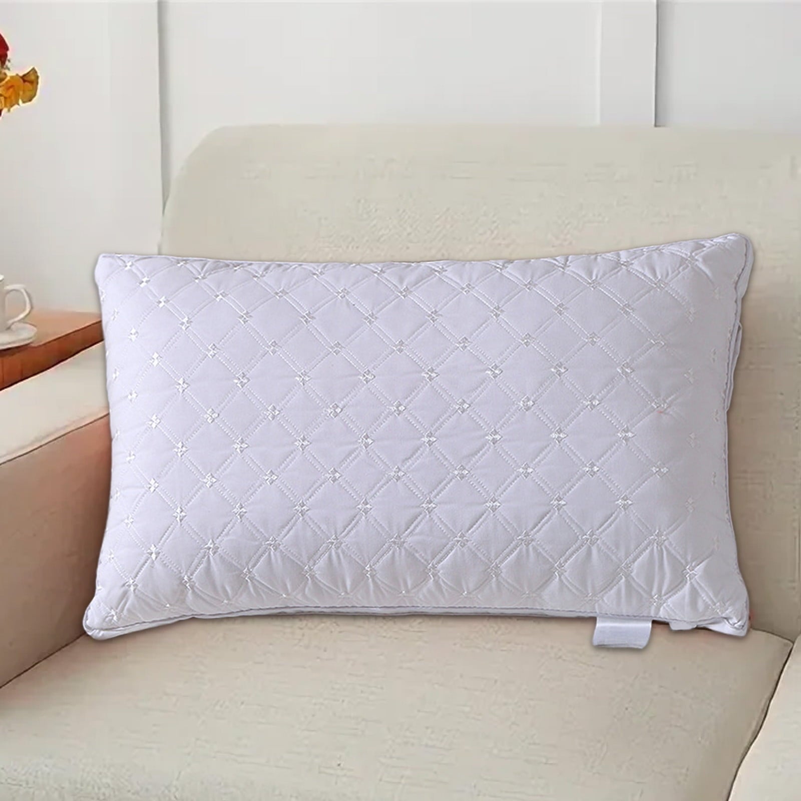 Orthopedic Support Hotel Grade Extra Soft Pillows Queen Size Set of 2 Supportive Bed Pillow for Back Side and Stomach Sleepers, Breathab... - Ergonomic Memory Foam Pillow for Neck Pain Support Detail