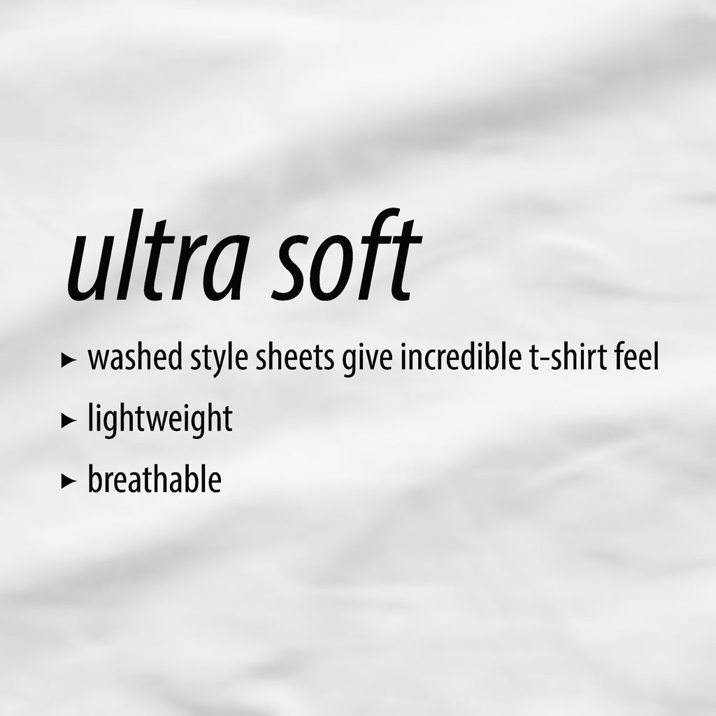 Ultra-Soft Ultra Soft Microfiber Bed Sheet Set, Twin-XL, Indigo, 3 Piece - Premium Ultra-Soft Pillowcase Pair for Sleeping Detail