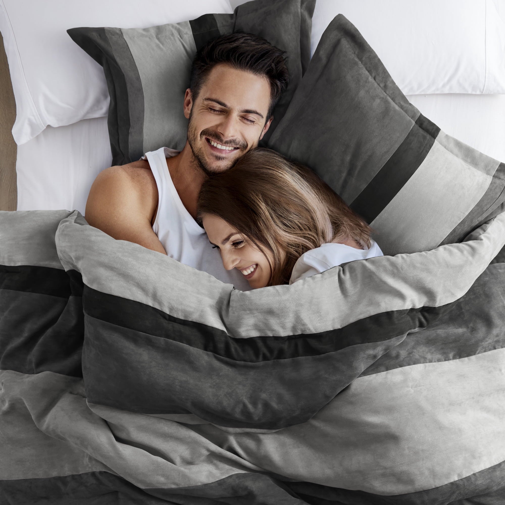 Heavyweight Warmth Twin/Twin XL Comforter Set Black, 2 Pieces Faux Suede Comforters Twin/Twin XL Size, Pieced Bedding Comforters Sets, C... - All-Season Down Alternative Comforter Insert Detail