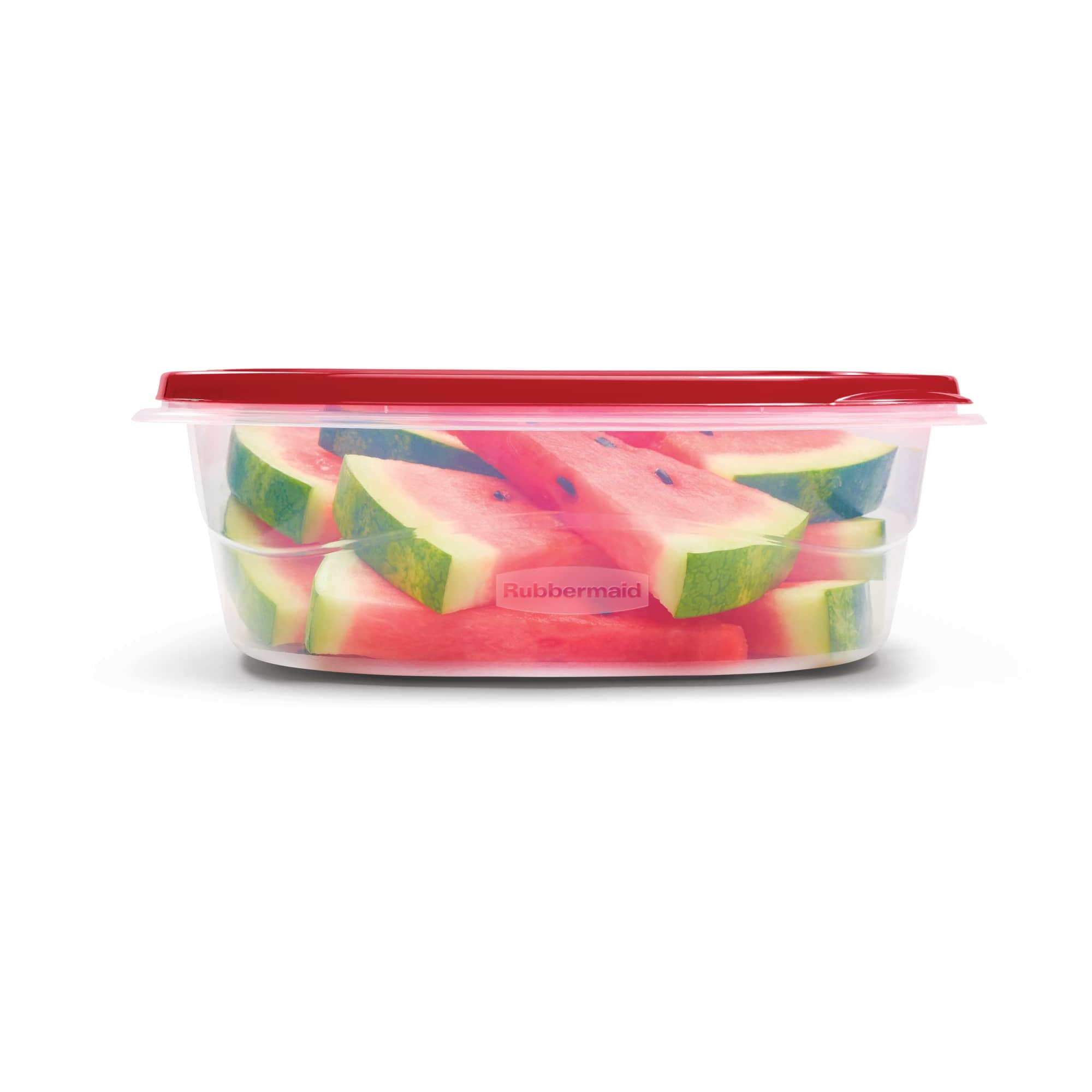 Playful Geometric 1.26-Cup Small Square Food Storage Containers, Ruby Red, 5 pack - Fun Food Fidget Cookie Squishable Toy Detail