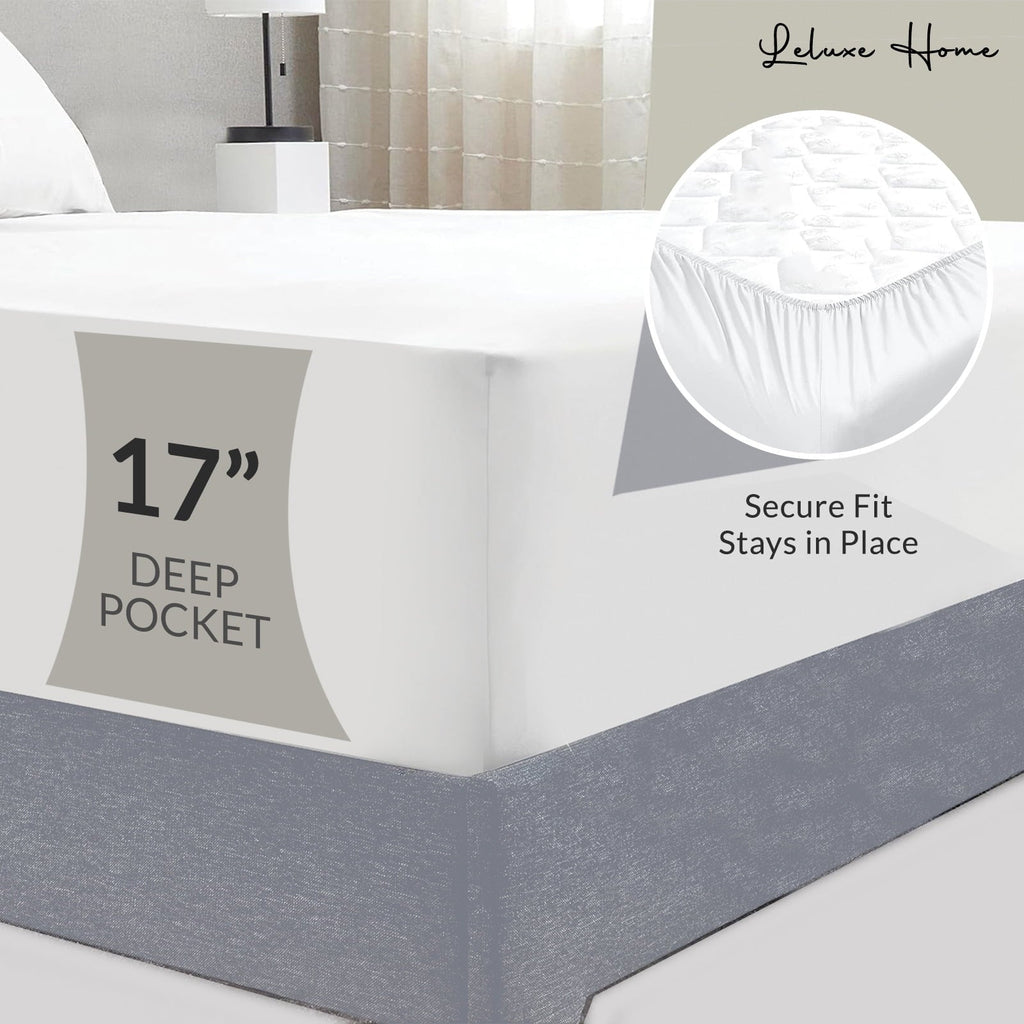 Ultra-Soft 4-Piece Full Pink Sheet Set - Cooling, Wrinkle-Free - Premium Ultra-Soft Pillowcase Pair for Sleeping Detail