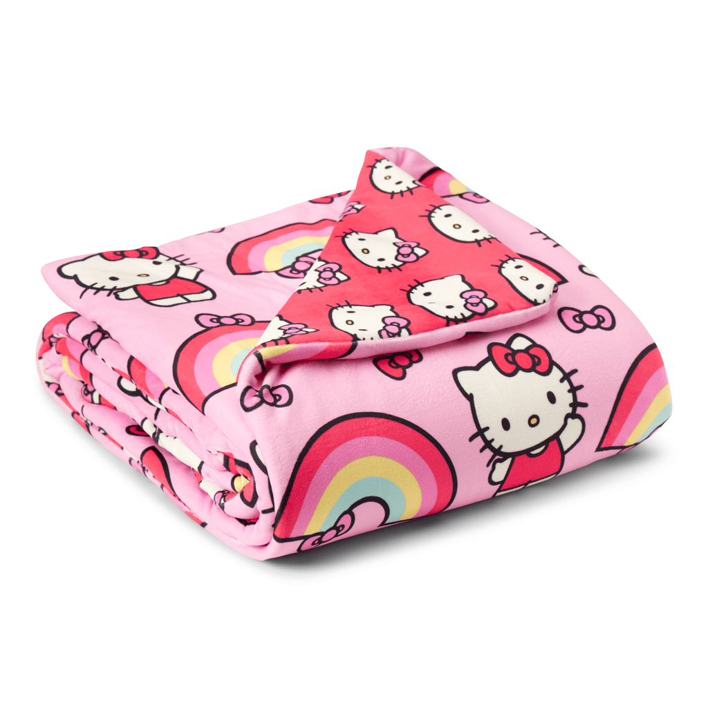 Decorative Knitted Kids Squishy Cloud Throw Blanket, 46 x 60 inches - Super Soft Reversible Sherpa Flannel Blanket Detail