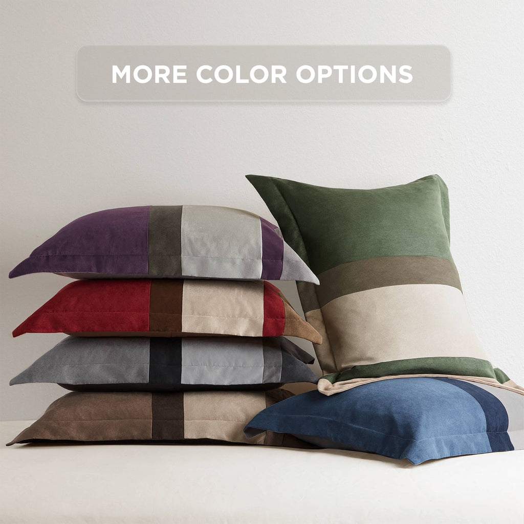 Heavyweight Warmth Twin/Twin XL Comforter Set Black, 2 Pieces Faux Suede Comforters Twin/Twin XL Size, Pieced Bedding Comforters Sets, C... - All-Season Down Alternative Comforter Insert Detail