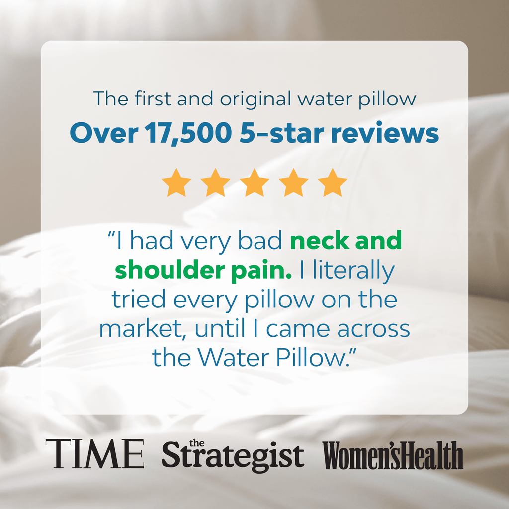 Fluffy Shredded Memory Foam Water Pillow - Adjustable Pillow for Neck Pain Relief, Pillow for Side, Back, and Stomach Sleepers, The O... - Orthopedic Shredded Foam Bed Pillow Set Detail