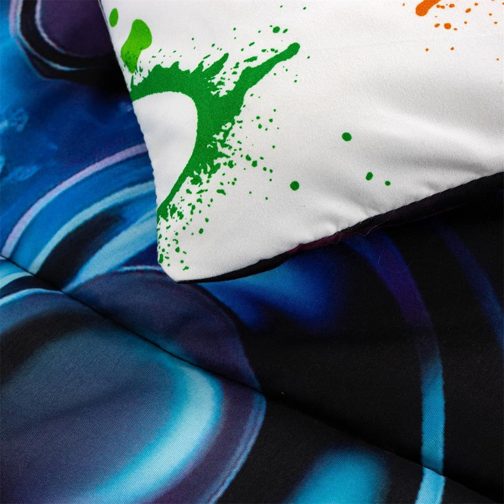 Luxurious Quilted Game Console Comforter Set for Boys Girls Kids Space Universe Gaming Geometric Lightweight Microfiber Gamer Bedding S... - Cloud-Like Soft Lightweight Bed Comforter Detail