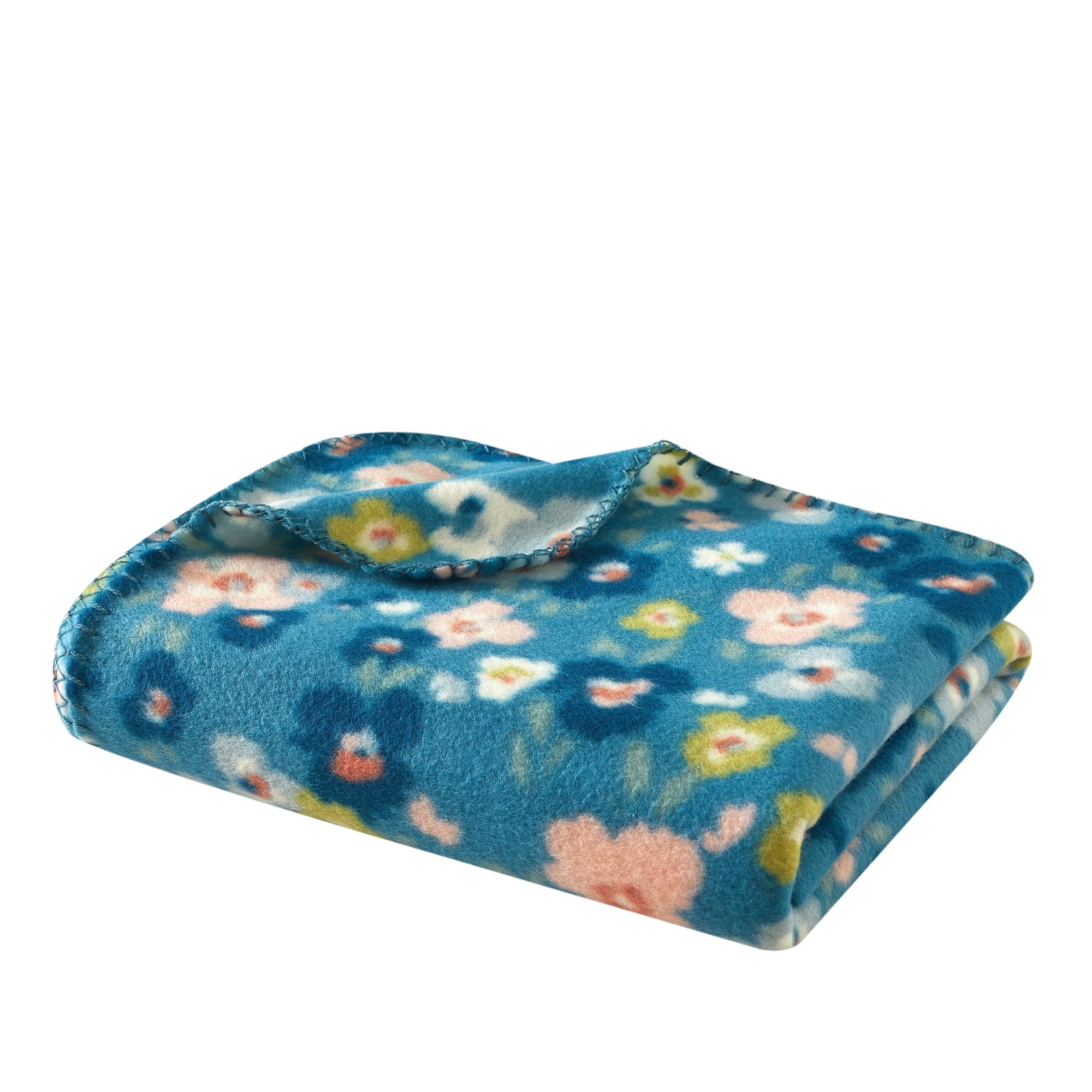 Cozy Fleece Cozy Fleece Throw Blanket Delightful Floral 50" x 60", All Ages - Lightweight Plush Warm Blanket for All Seasons Detail