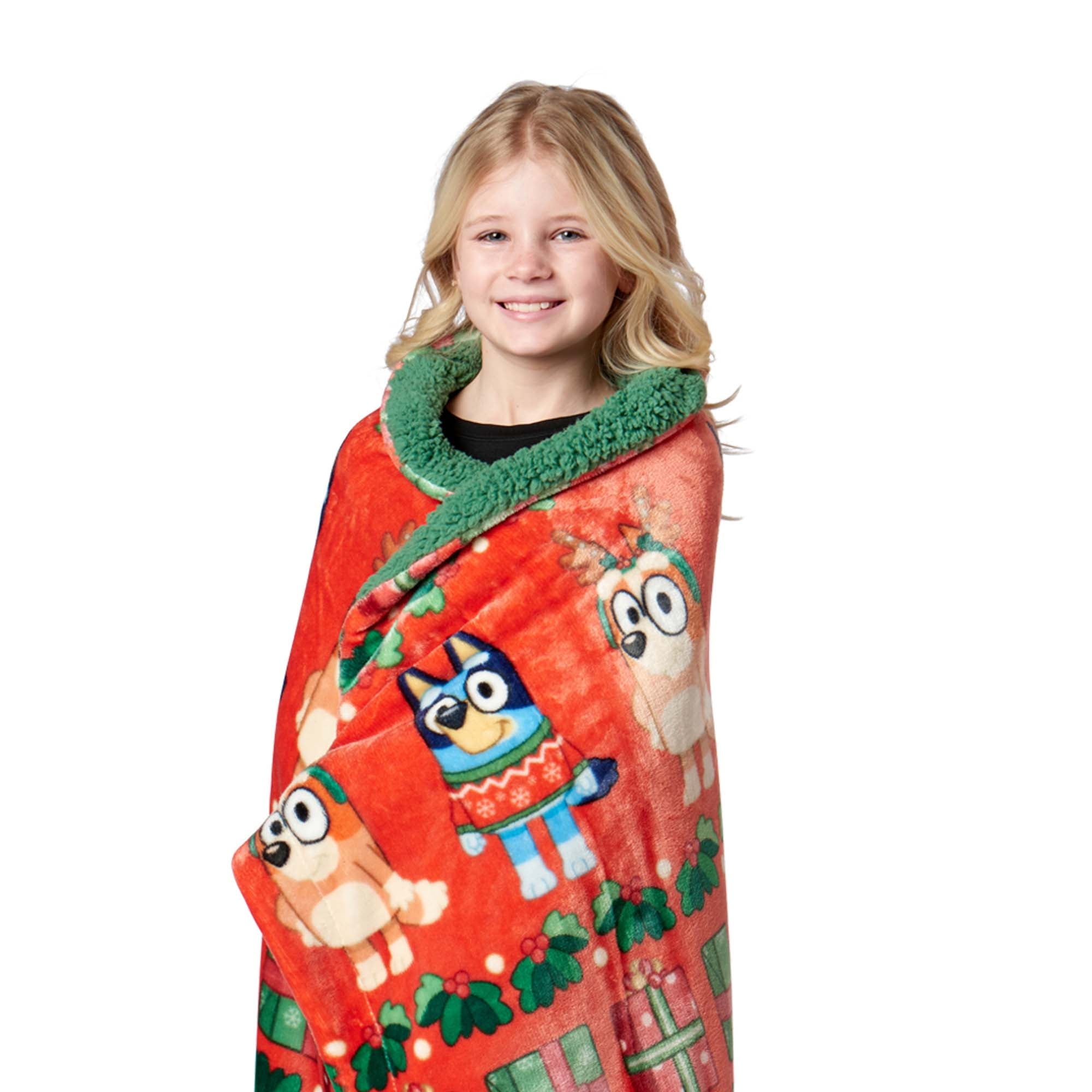 Decorative Knitted Holidays are Nice Silk Touch Throw Blanket with Sherpa Reverse 50 x 60 inches - Lightweight Plush Warm Blanket for All Seasons Detail